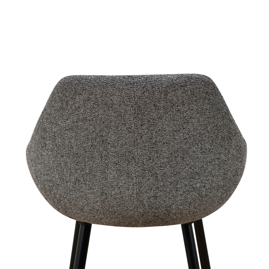 Set of 2 - Cody 68cm Fabric Bar Stool - Spec Charcoal