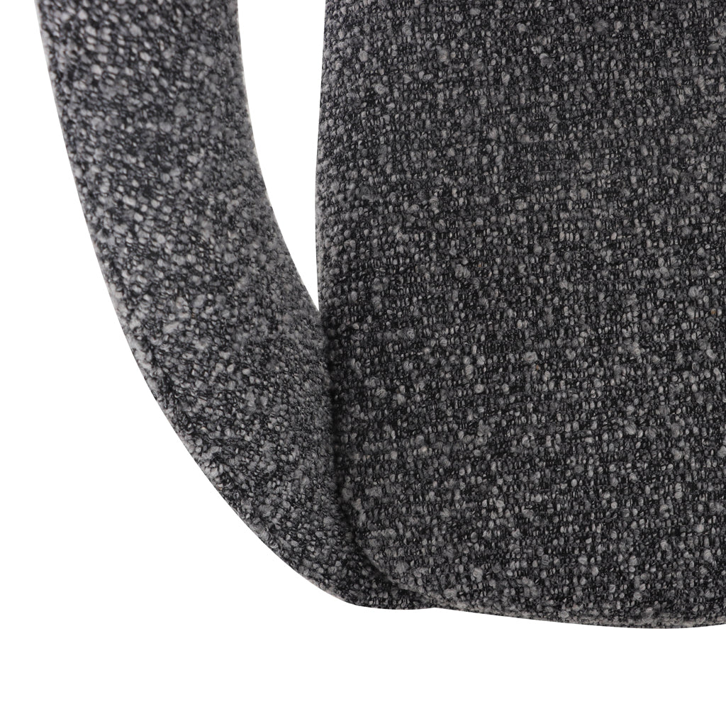Set of 2 - Albinus 65cm Bar Stool - Anthracite Grey Boucle