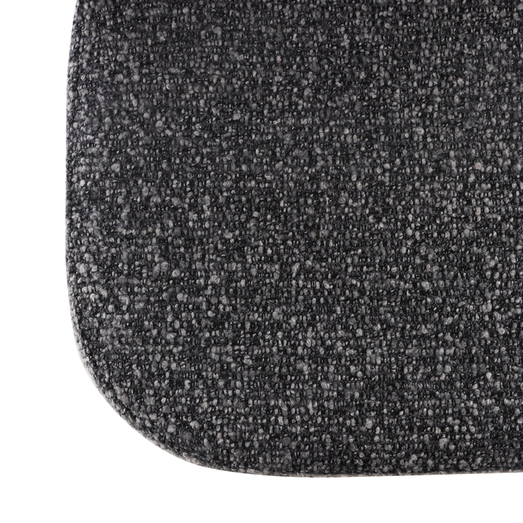 Set of 2 - Perkins 65cm Bar Stool - Anthracite Grey Boucle