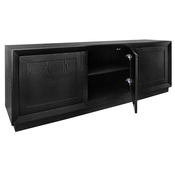 Balmain Oak Buffet - Large Black