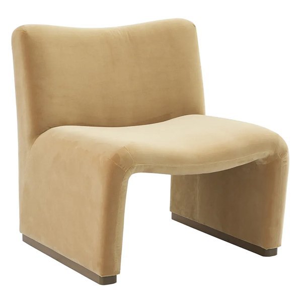 Beau Occasional Chair - Ochre Velvet