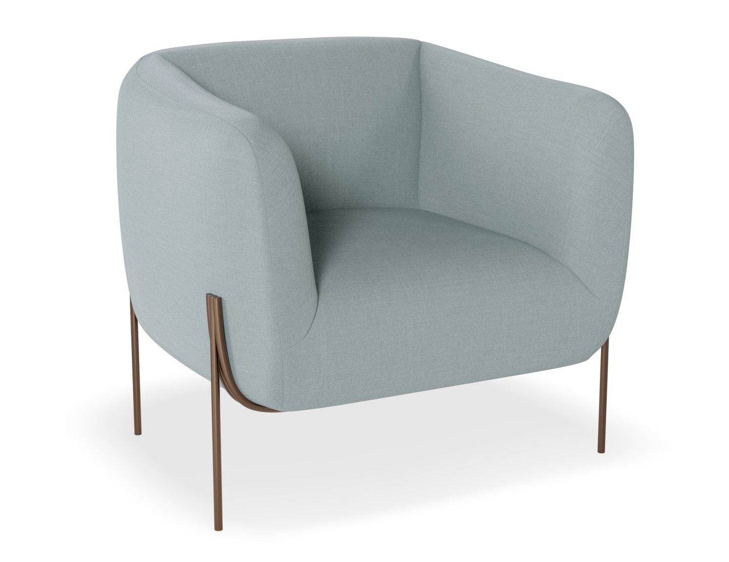 Belle Lounge Chair - Sky Blue