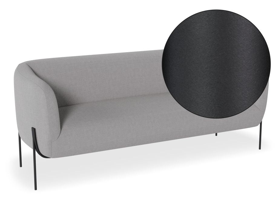 Belle 2.5 Seater Sofa - Cloud Grey
