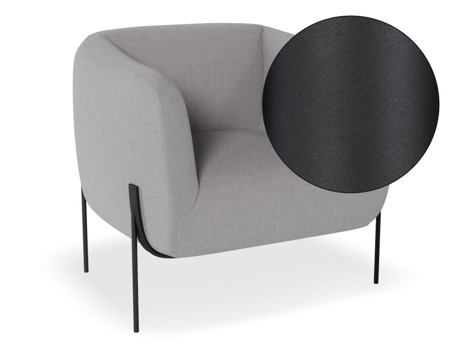 Belle Lounge Chair - Cloud Grey