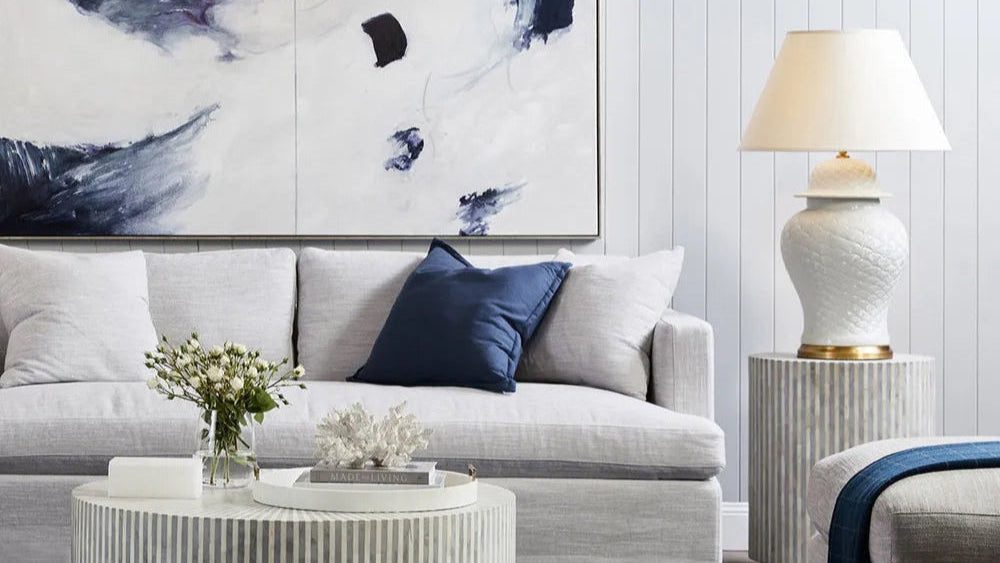 Birkshire 3 Seater Slip Cover Sofa - Grey Linen