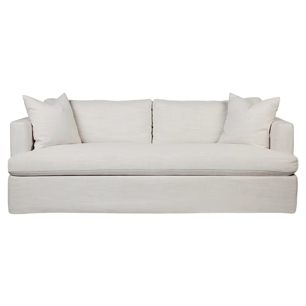 Birkshire Loose Cover 3 Seater Sofa - Off White Linen