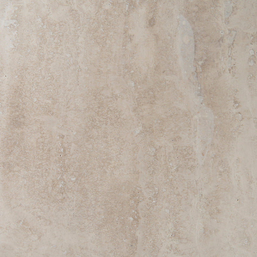 Nested Travertine Coffee Table - White