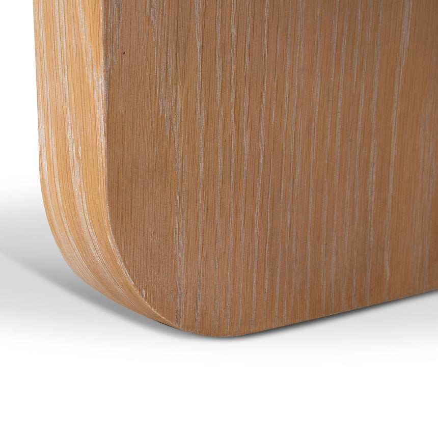 1.2m Oval Travertine Coffee Table - Natural