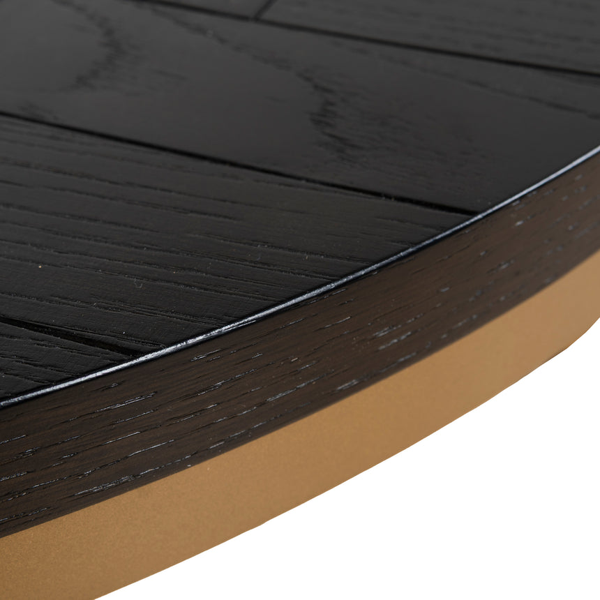 Nested Coffee Table - Peppercorn and Brass