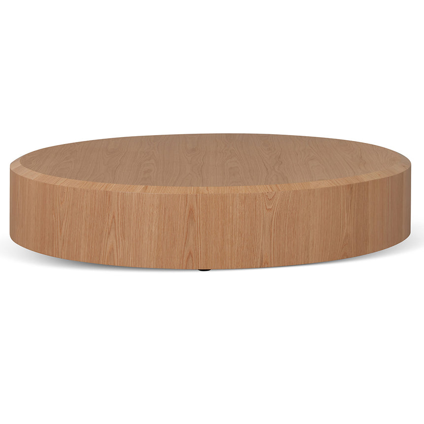 1.5m Round Plinth - Natural Oak