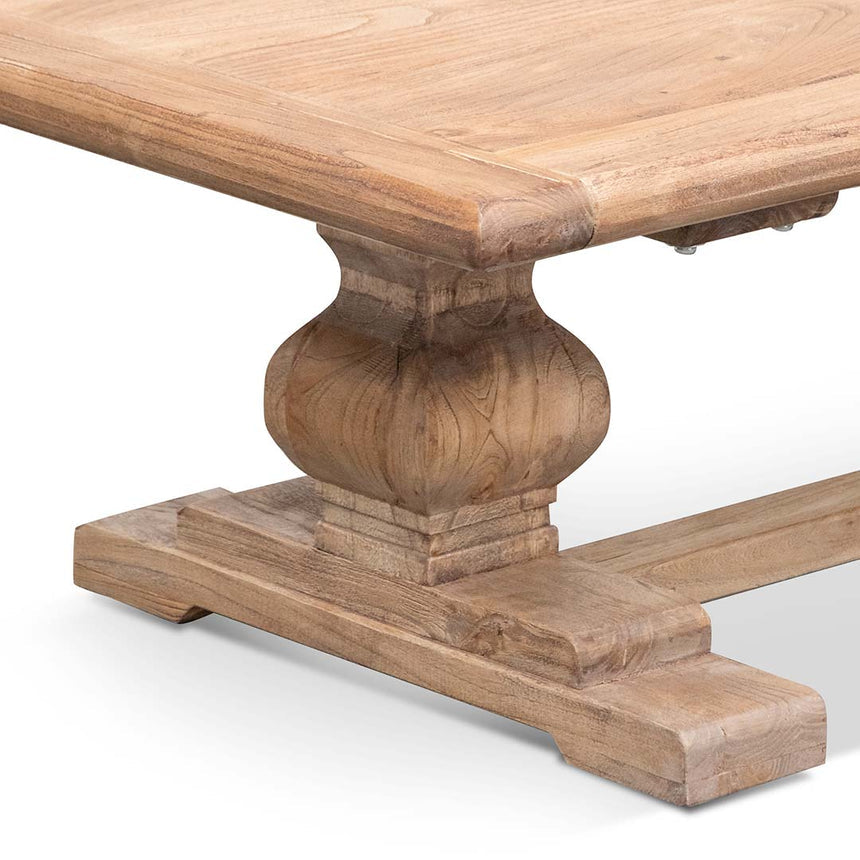 120cm Elm Coffee Table - Natural