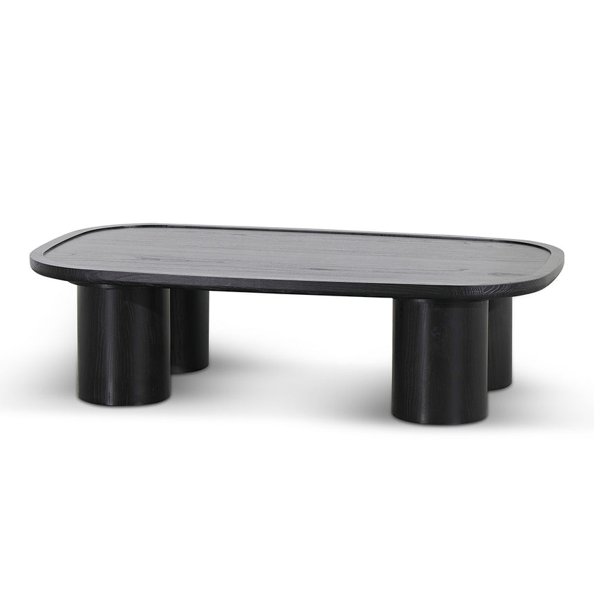 1.4m Coffee Table - Full Black