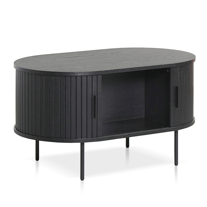 100cm Coffee Table - Full Black