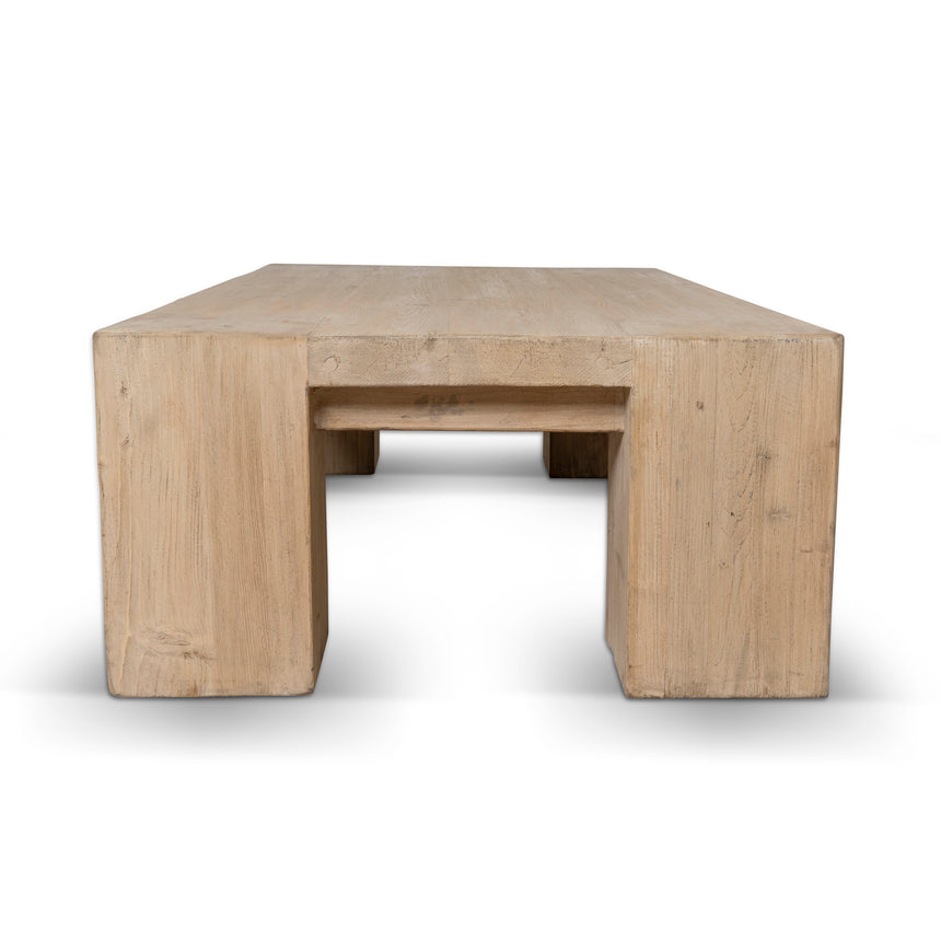 1.3m Elm Coffee Table - Natural