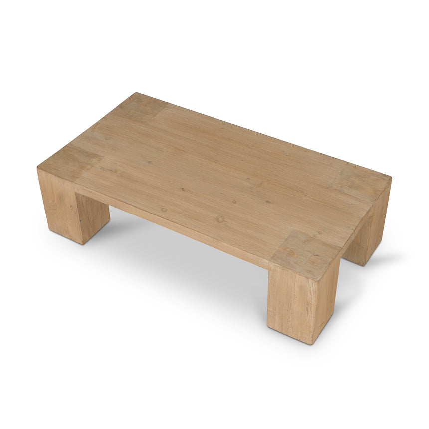 1.3m Elm Coffee Table - Natural