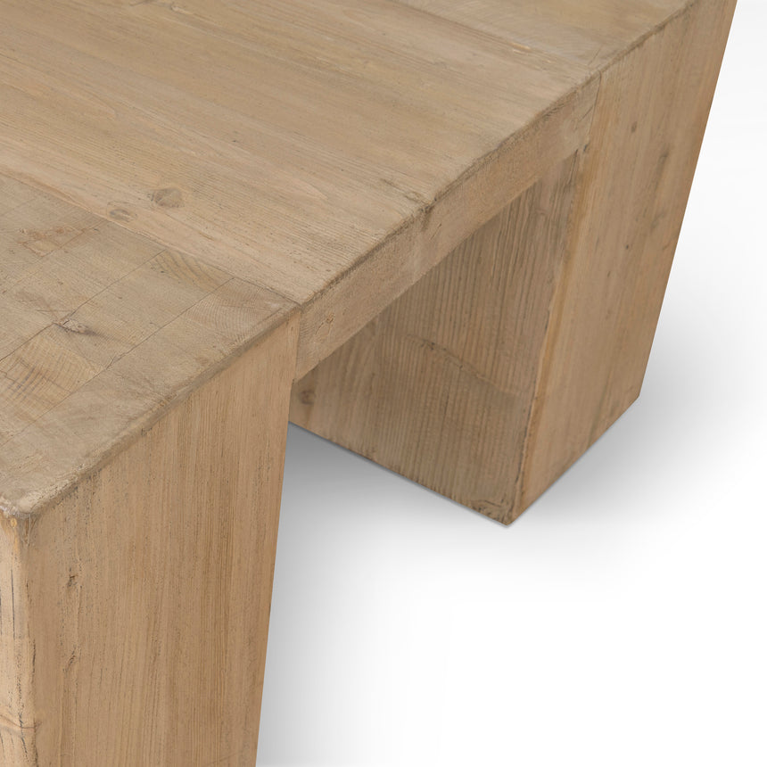 1.3m Elm Coffee Table - Natural