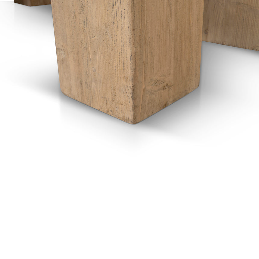1.3m Elm Coffee Table - Natural