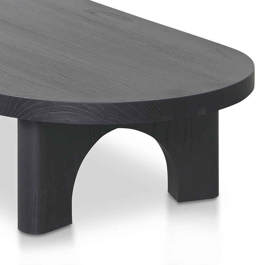 140cm Coffee table - Full Black