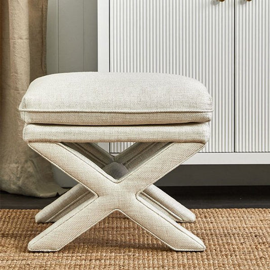 Candace Stool - Natural Linen