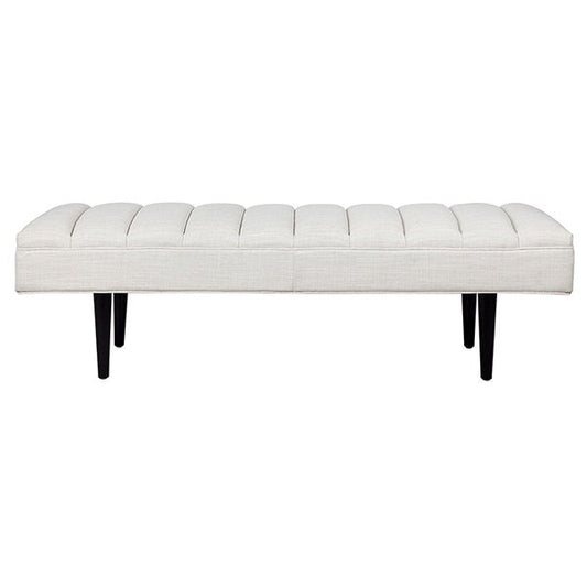 Central Park Bench Ottoman - Natural Linen