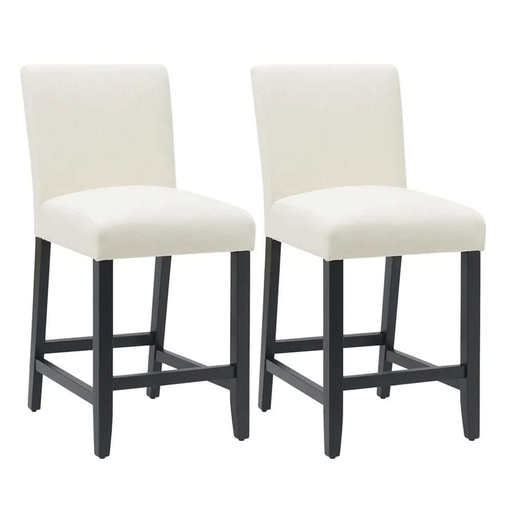 Christie Kitchen Stool Set of 2 - Off White
