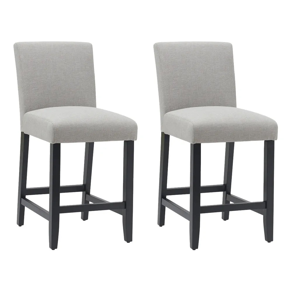 Christie Kitchen Stool Set of 2 - Taupe