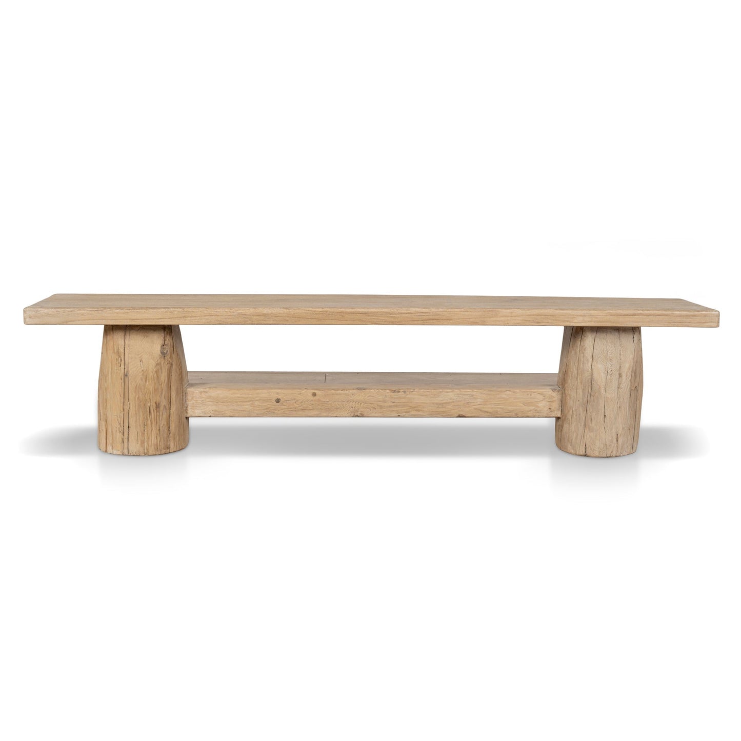 2.06m Elm Bench - Natural