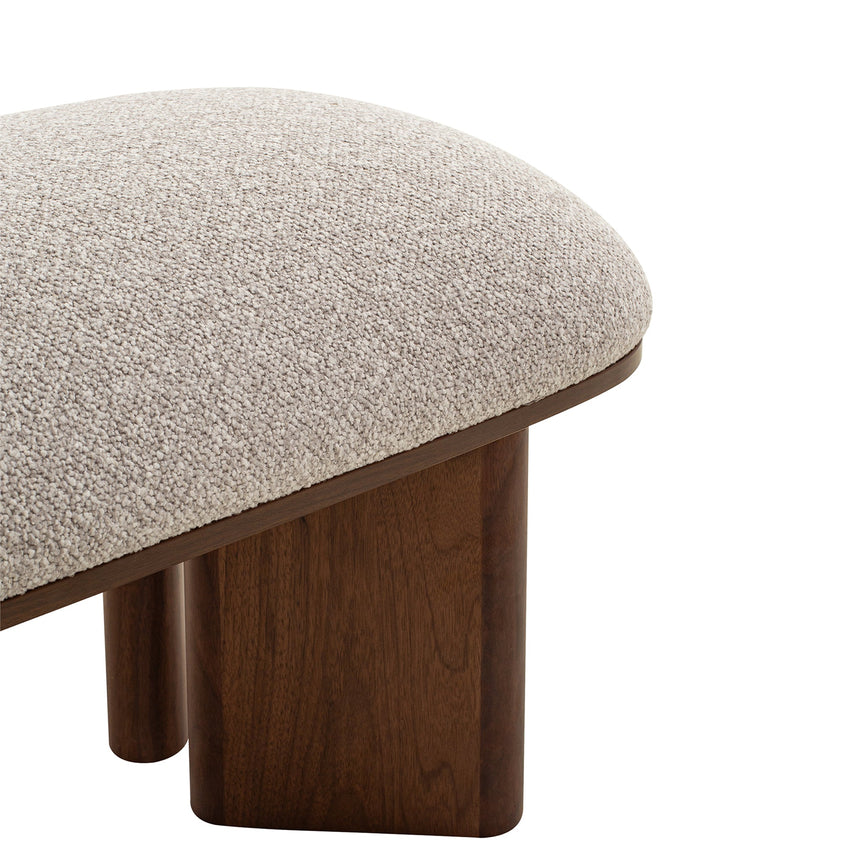 Walnut Bench - Clay Grey