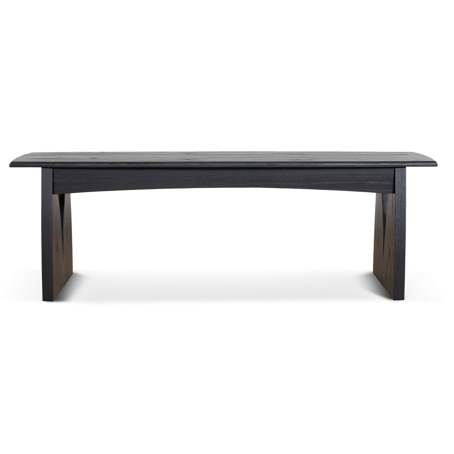 1.8m Elm Dining Table - Full Black