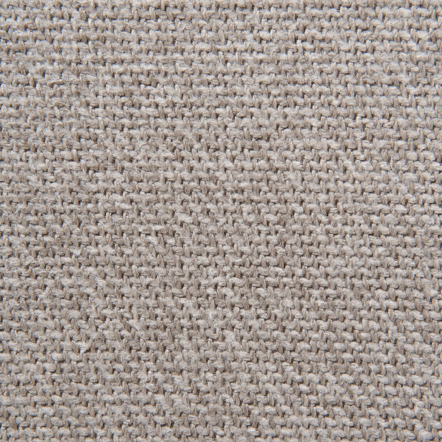 Set of 2 - Natural Dining Armchair - Grey Seat