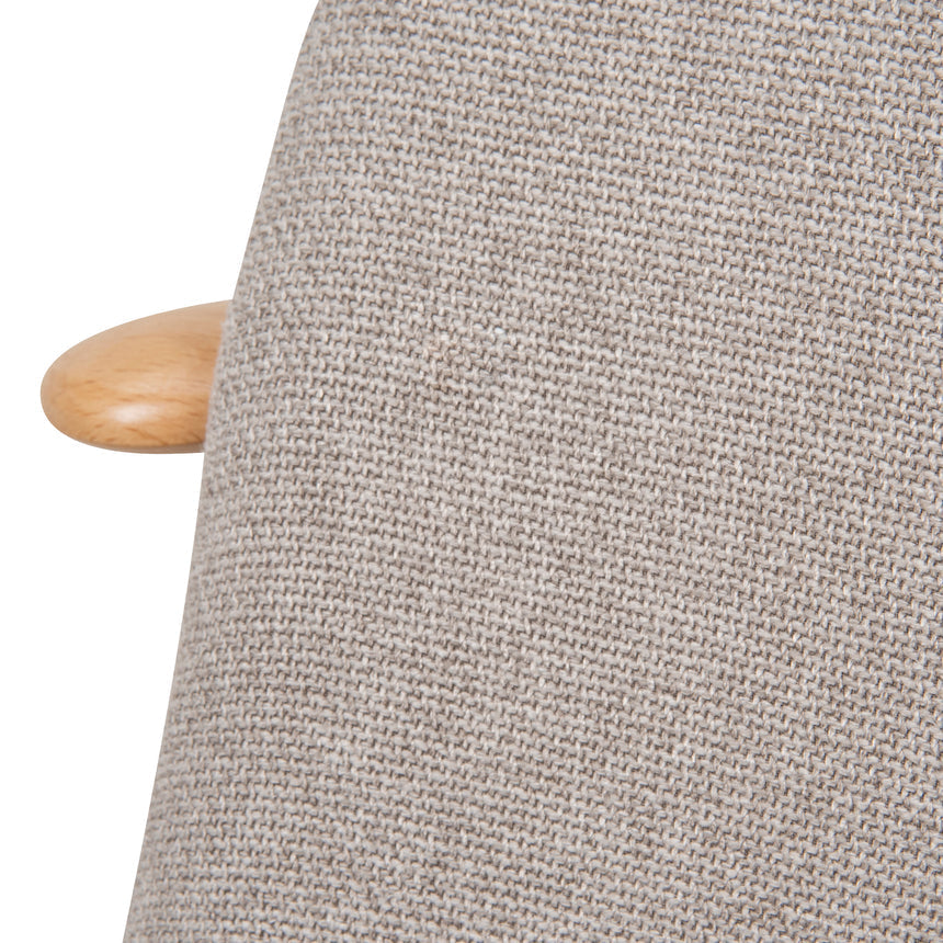 Natural Dining Chair - Grey Seat (Set of 2)