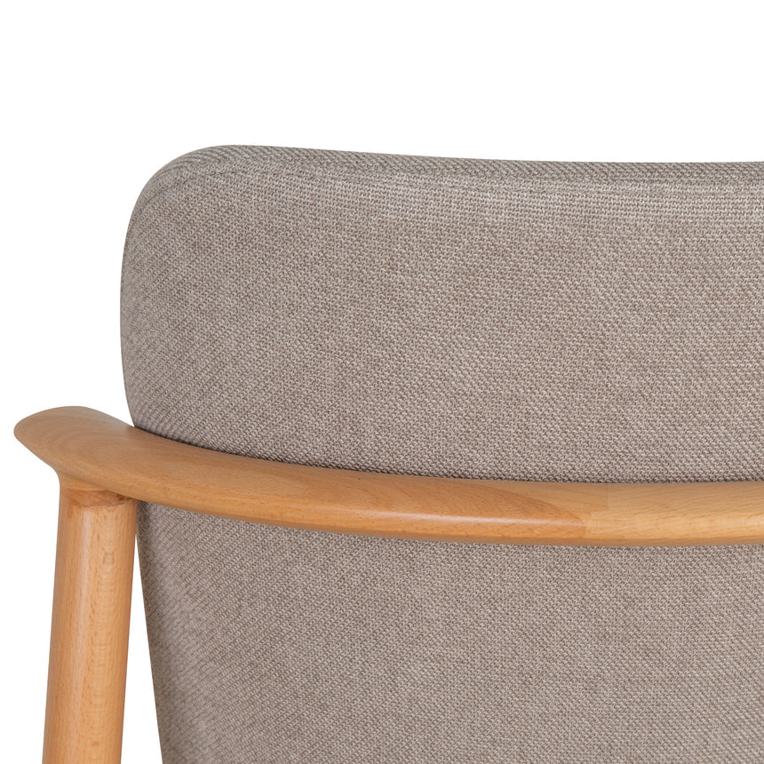 Natural Dining Chair - Grey Seat (Set of 2)