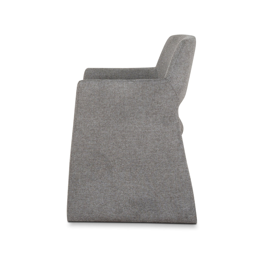 Fabric Dining Chair - Spec Smoke Grey (Set of 2)