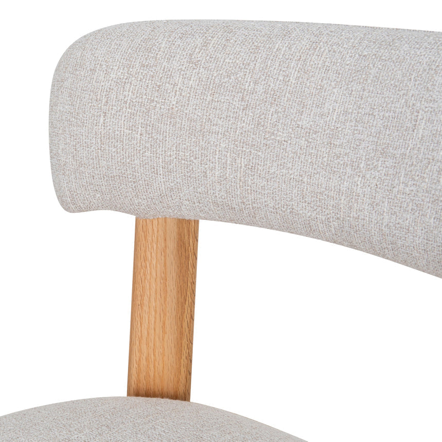 Fabric Dining Chair - Coastal Beige (Set of 2)