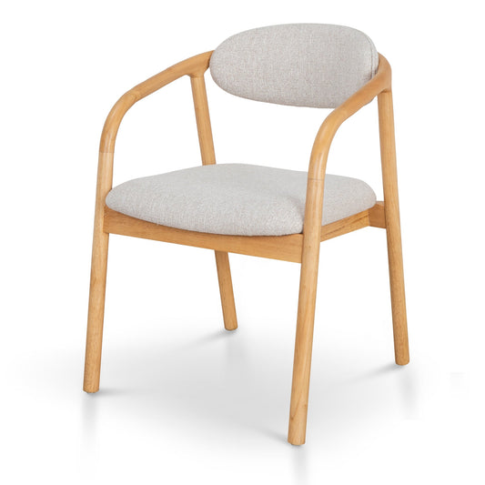 Coastal Beige Dining Chair - Natural