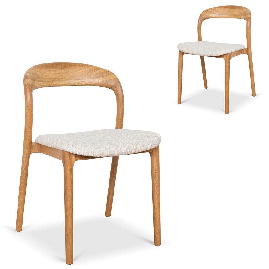 Natural Dining Chair - Beige (Set of 2)