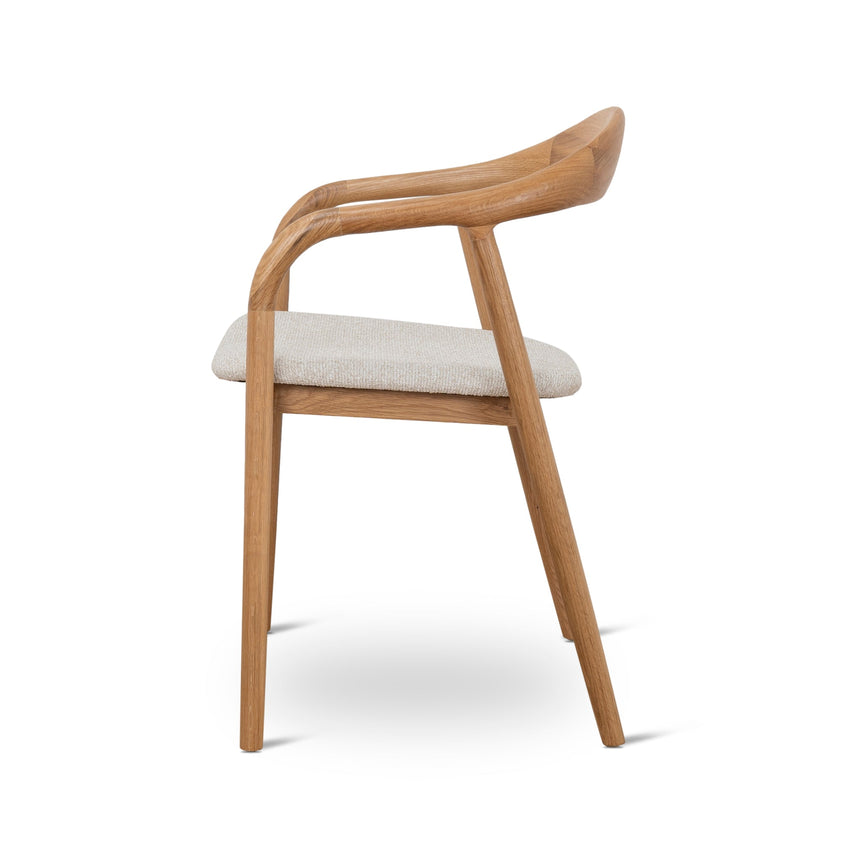 Natural Dining Armchair - Beige (Set of 2)