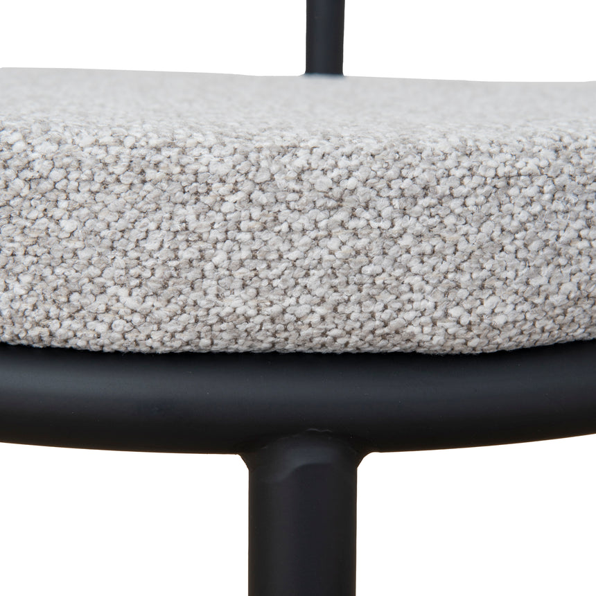 Black Dining Chair - Clay Grey (Set of 2)