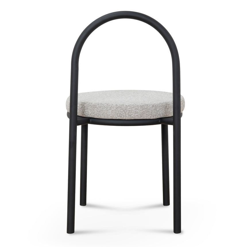 Black Dining Chair - Clay Grey (Set of 2)