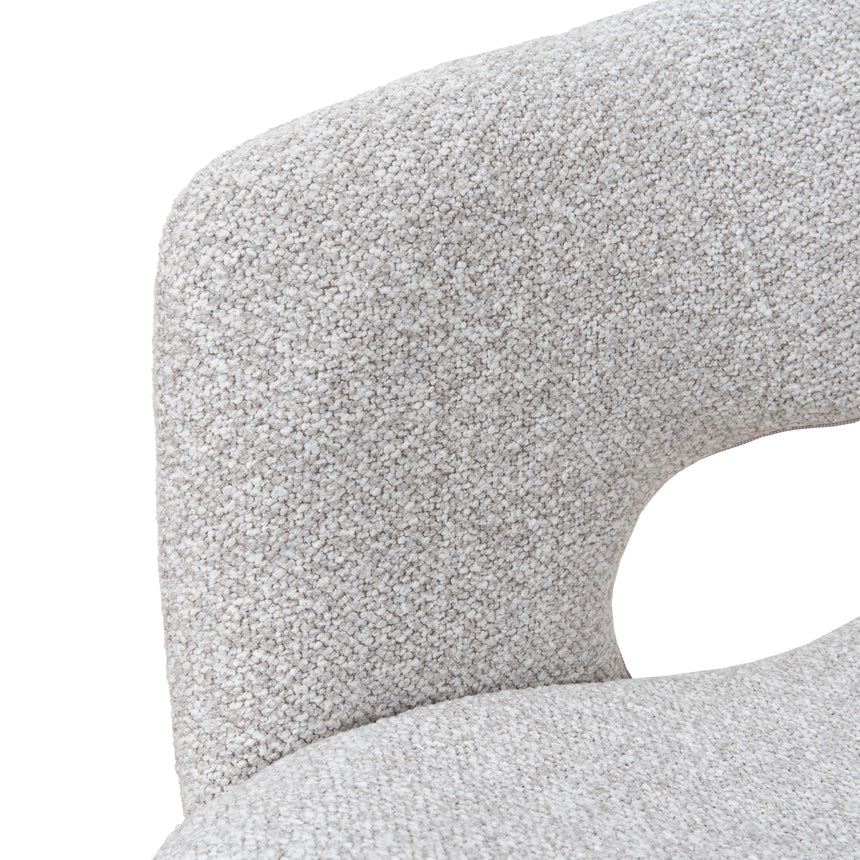 White Dining Chair - Clay Grey (Set of 2)