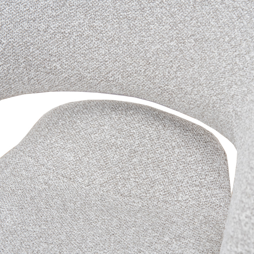 White Dining Chair - Clay Grey (Set of 2)