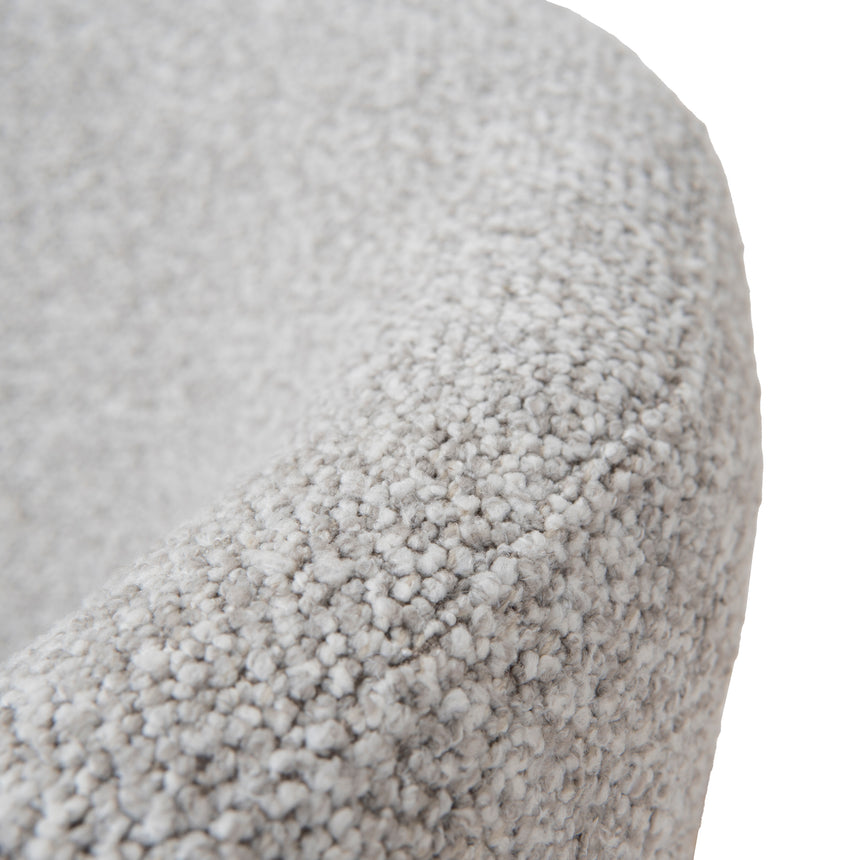 White Dining Chair - Clay Grey (Set of 2)