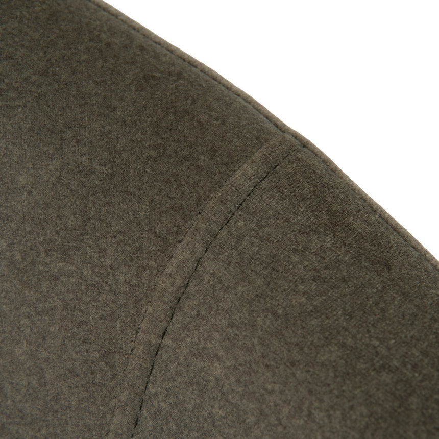 White Dining Chair - Dark Moss Green (Set of 2)