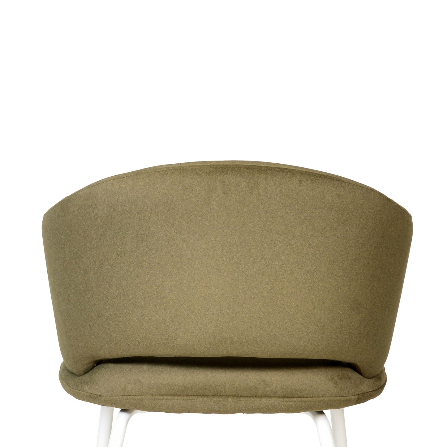 Set of 2 - Merrill White Dining Chair - Olive Green