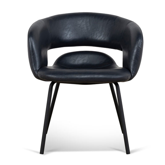 Set of 2 - Dining Chair - Full Black