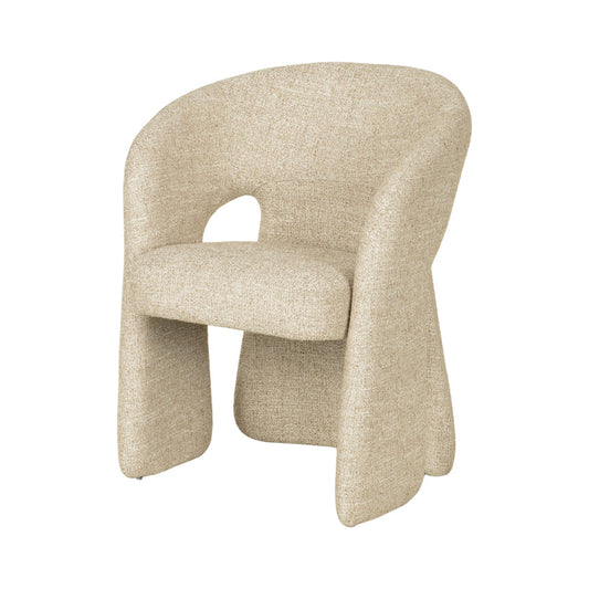 Fabric Dining Chair - Pale Beige
