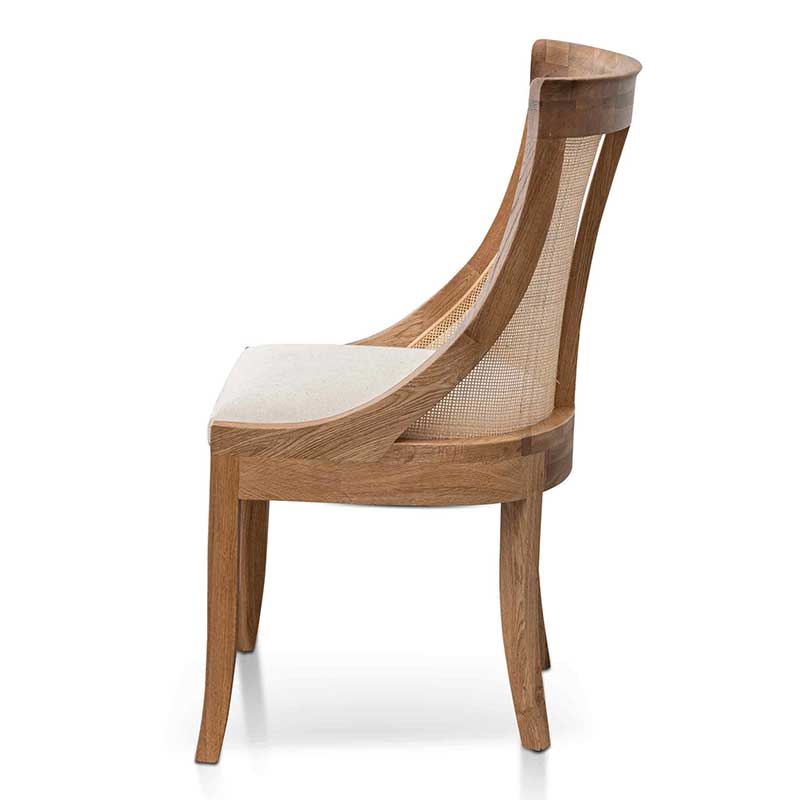 Ex Display - Arla Dining Chair - Light Beige