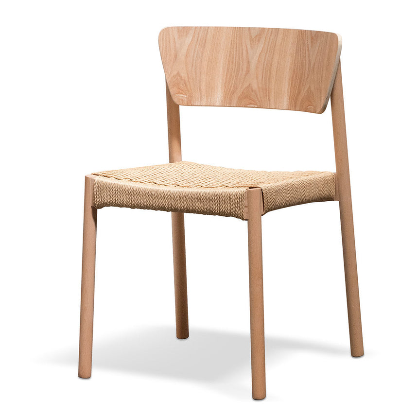Rope Seat Dining Chair - Natural (Set of 2)