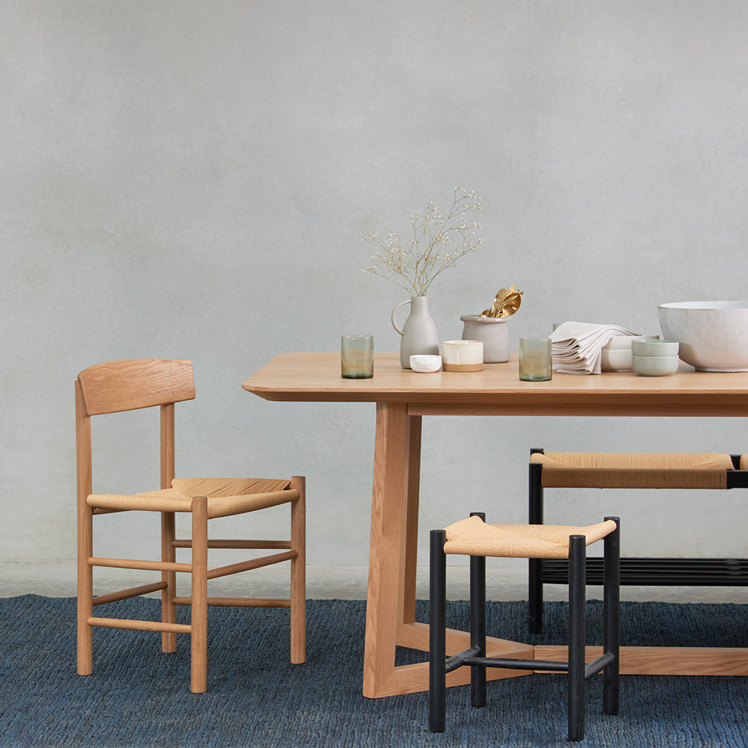Ex Display - Erika Rattan Dining Chair - Natural