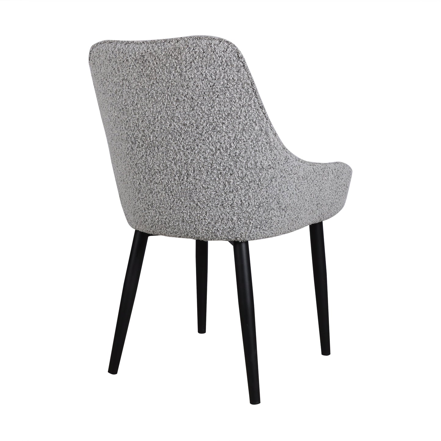 Ex Display - Acosta Dining Chair - Pepper Boucle in Black Legs